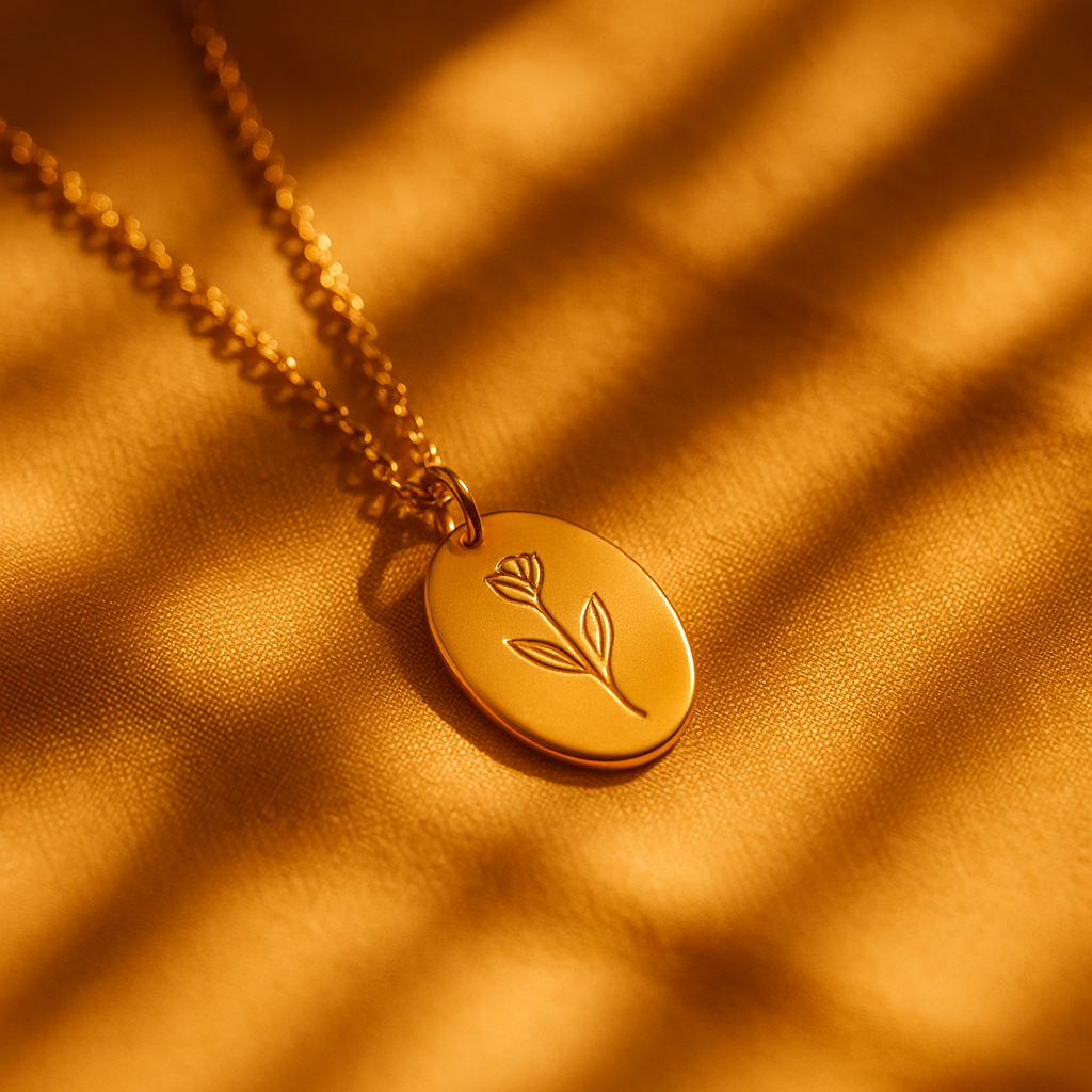 Pendentif BLOOM™ — Collier Fleurs de Naissance OLYARA