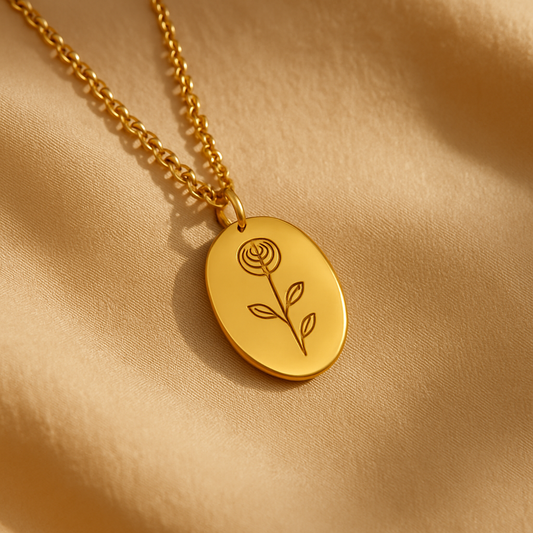 Pendentif BLOOM™ — Collier Fleurs de Naissance OLYARA